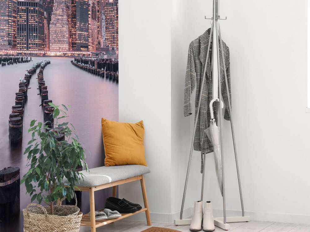 Breakwaters near Manhattan