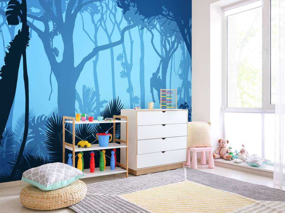 Monkeys in the jungle