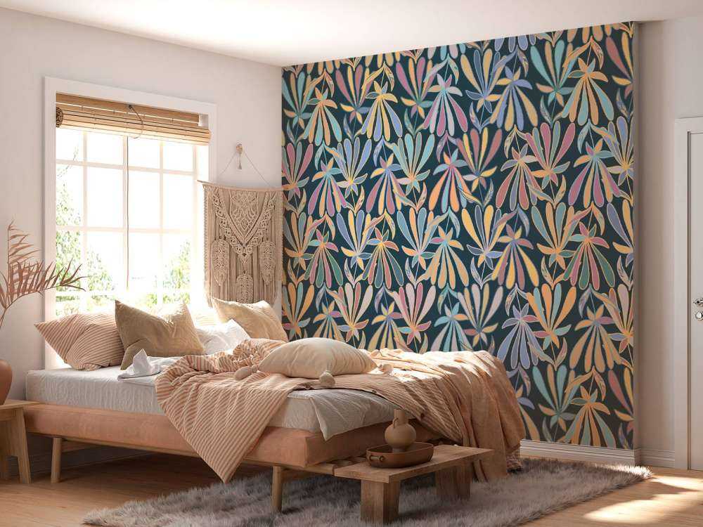 Flowers in pastel shades