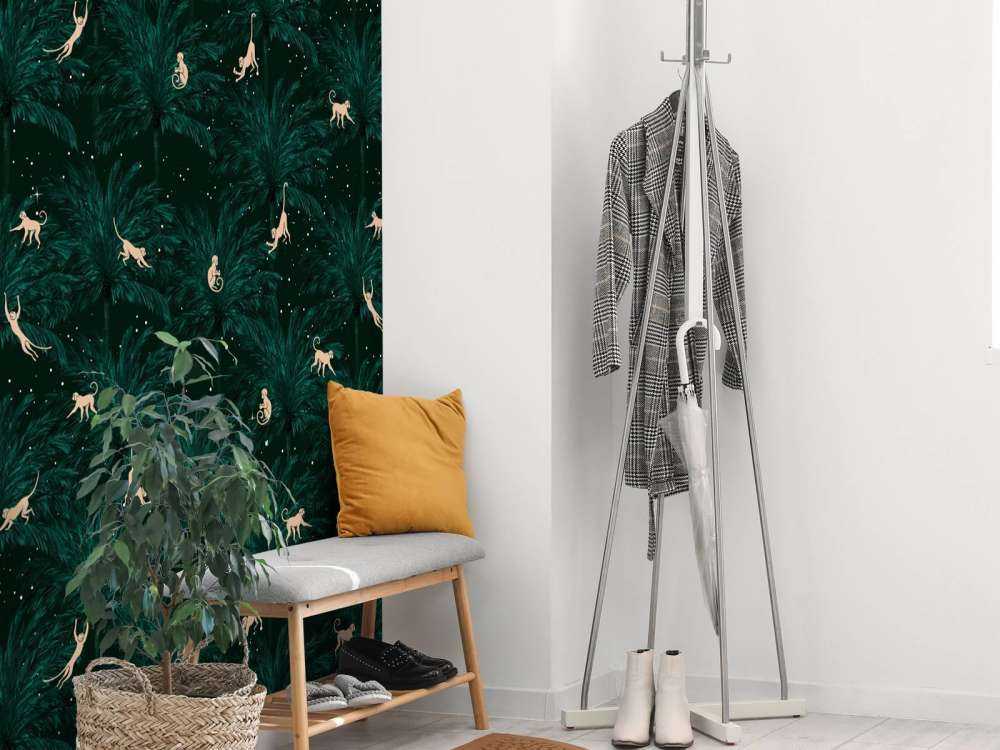 Tropical monkeys - green