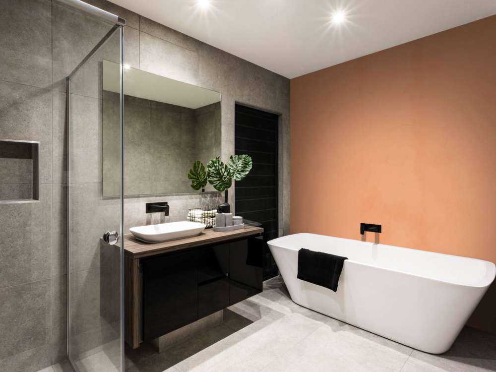 Light orange concrete