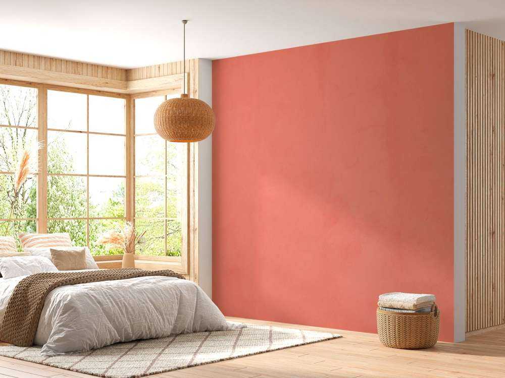 Apricot pink concrete