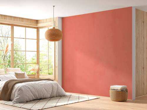 Apricot pink concrete
