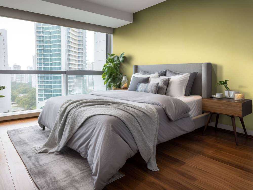 Flax yellow concrete