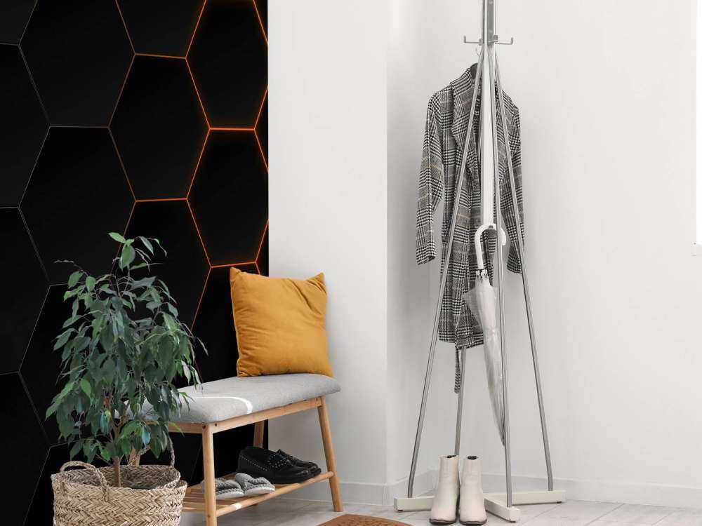 Abstract hexagons