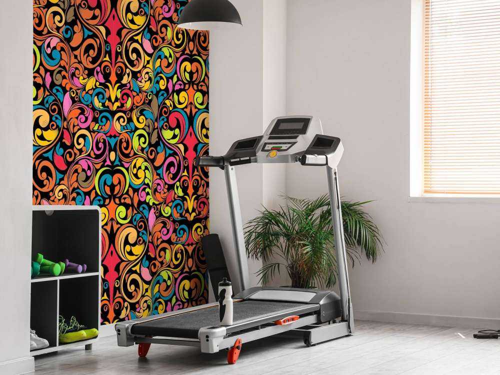 Abstract coloured figures