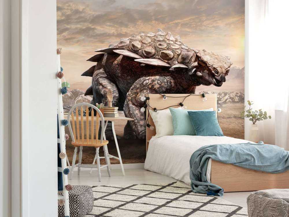 Dinosaur in a deserted area