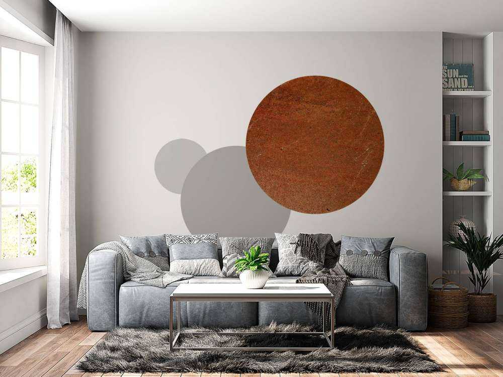 Orange marble