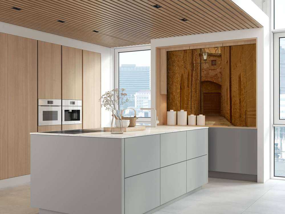 Italian street with lantern