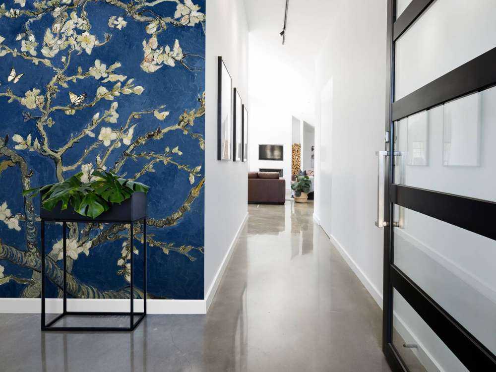 Almond blossom in the night