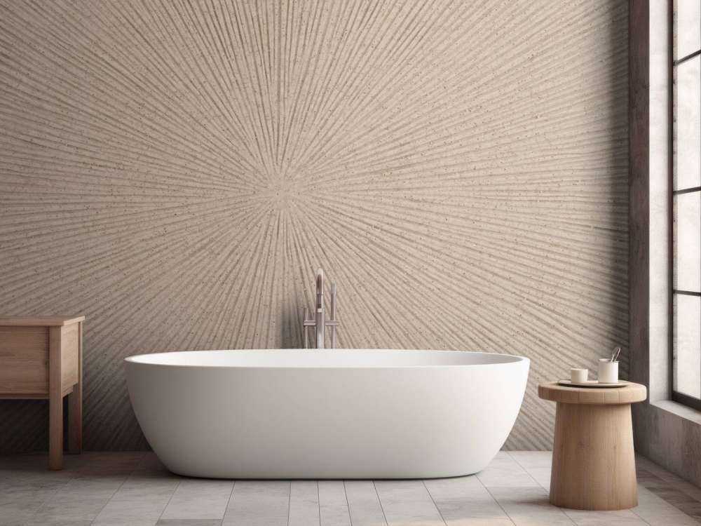Textured Lines in beige