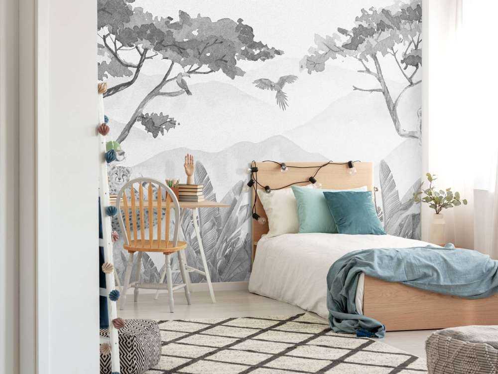 Predators in the jungle grey