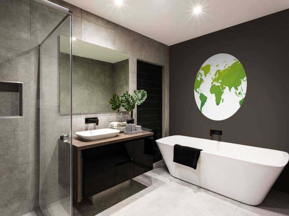 Green world map