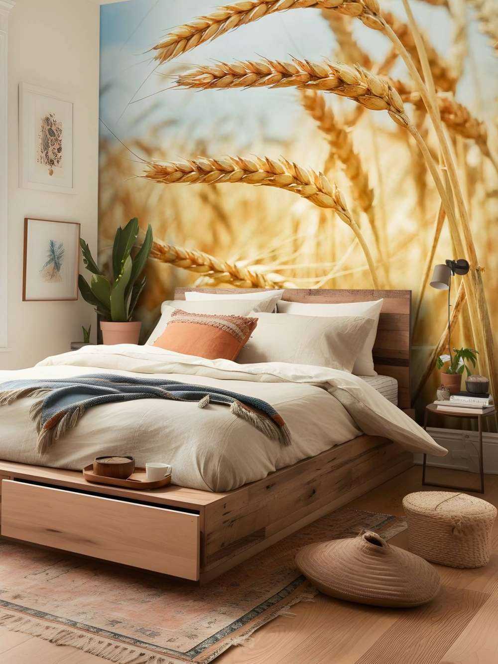 Close up of a cereal plant