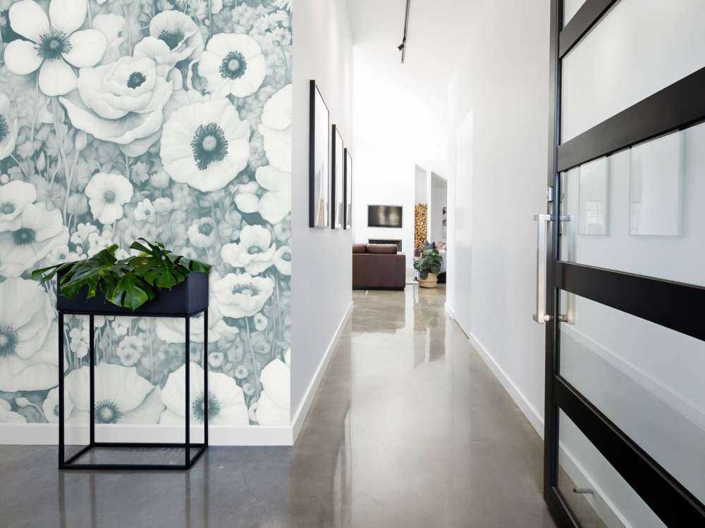 Poppy Tale Monochrome Ocean