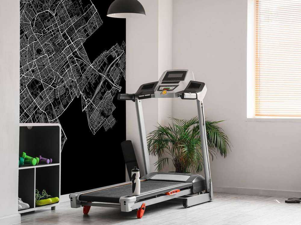 Map of The Hague, black