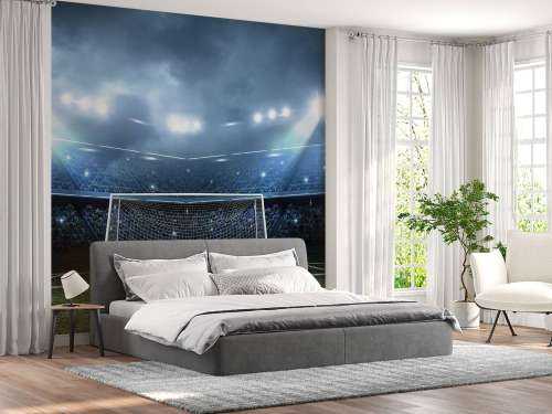 Stadium with goal