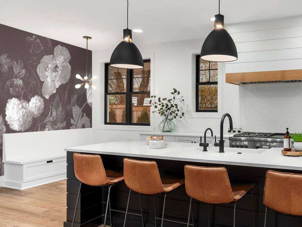 Baroque flowers still life - dark sepia