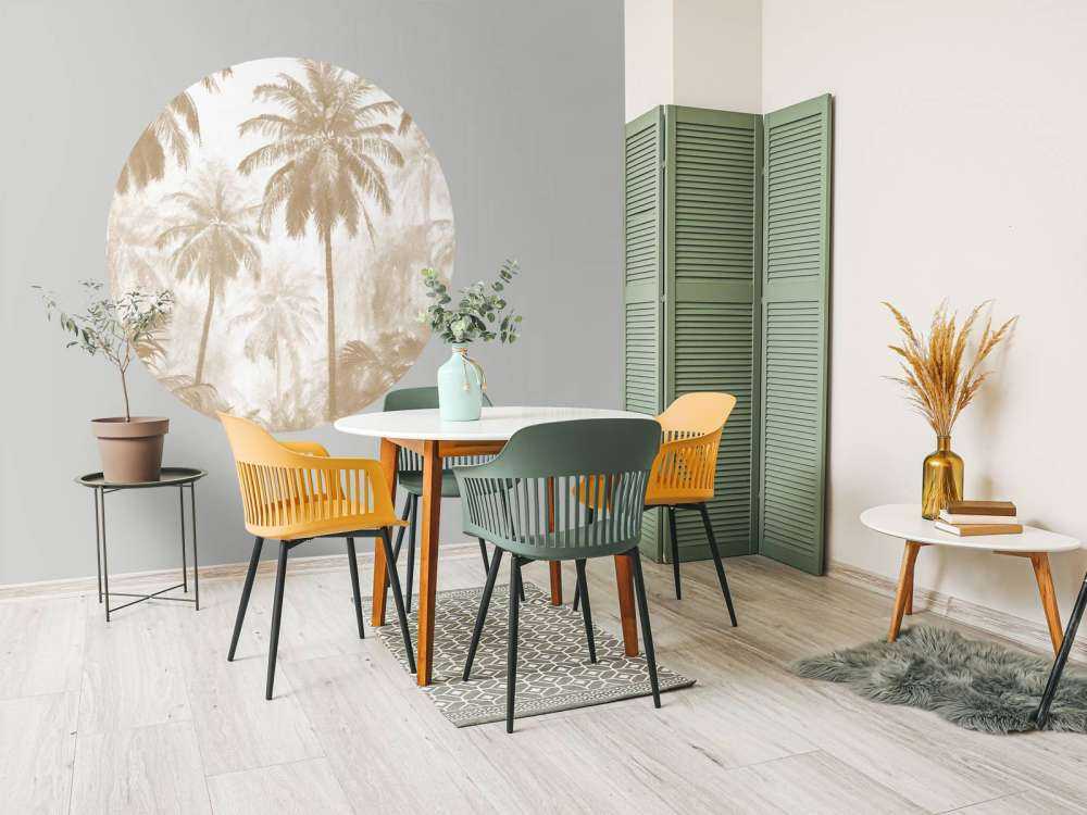 Misty Palm Forest, taupe