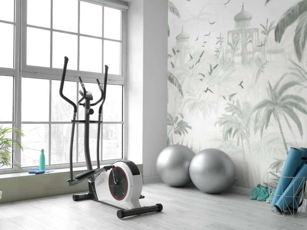 Oriental Garden at Dawn, green