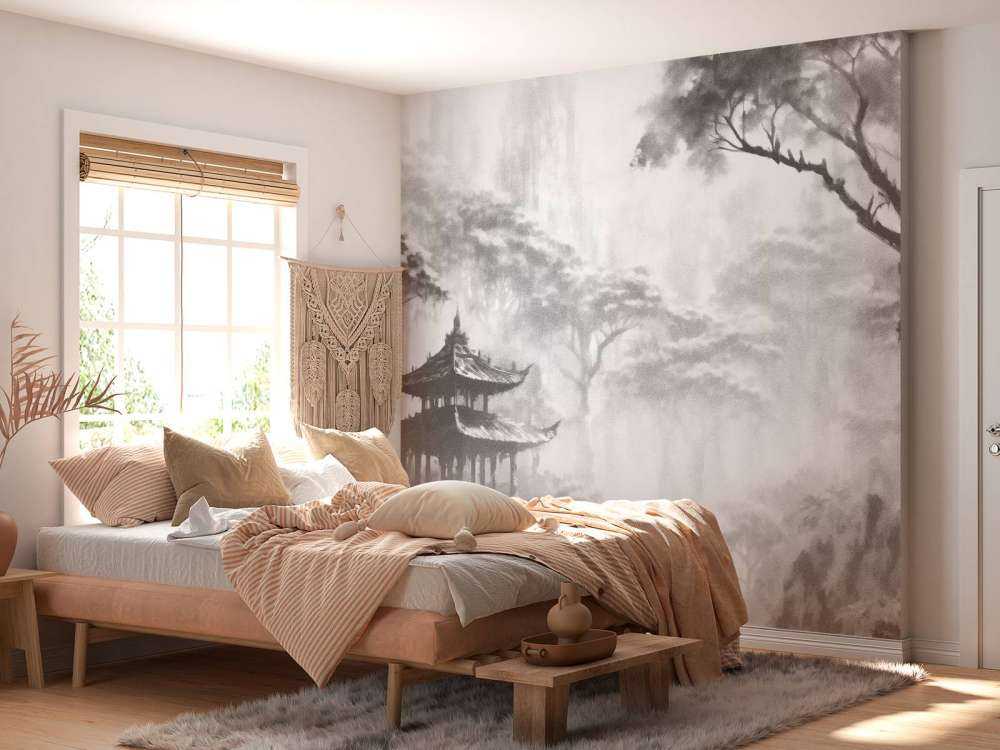 Misty Oriental Pavilion