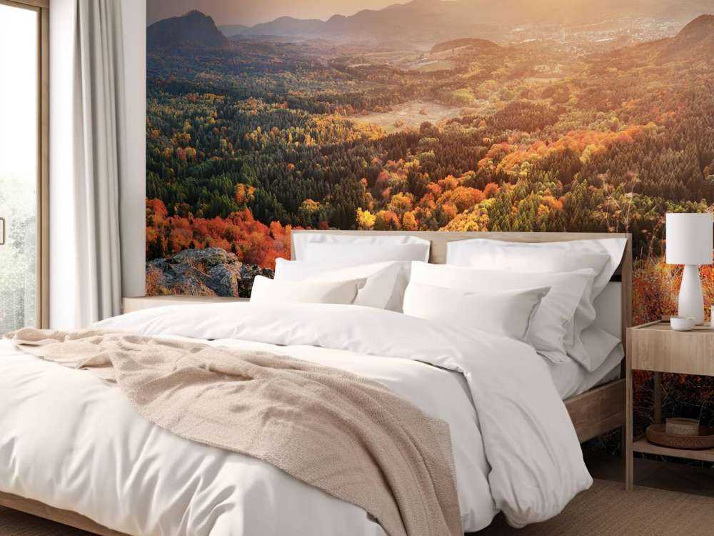 Autumn landscape in mountains