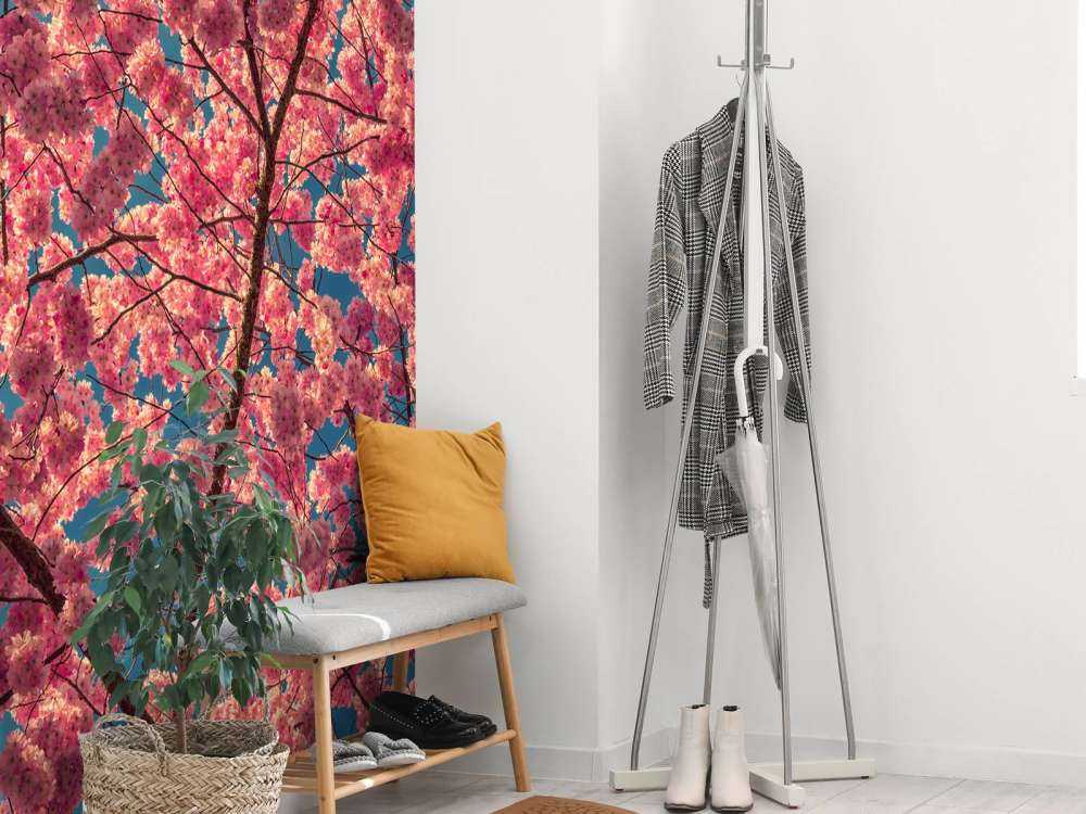 Bright pink blossoms