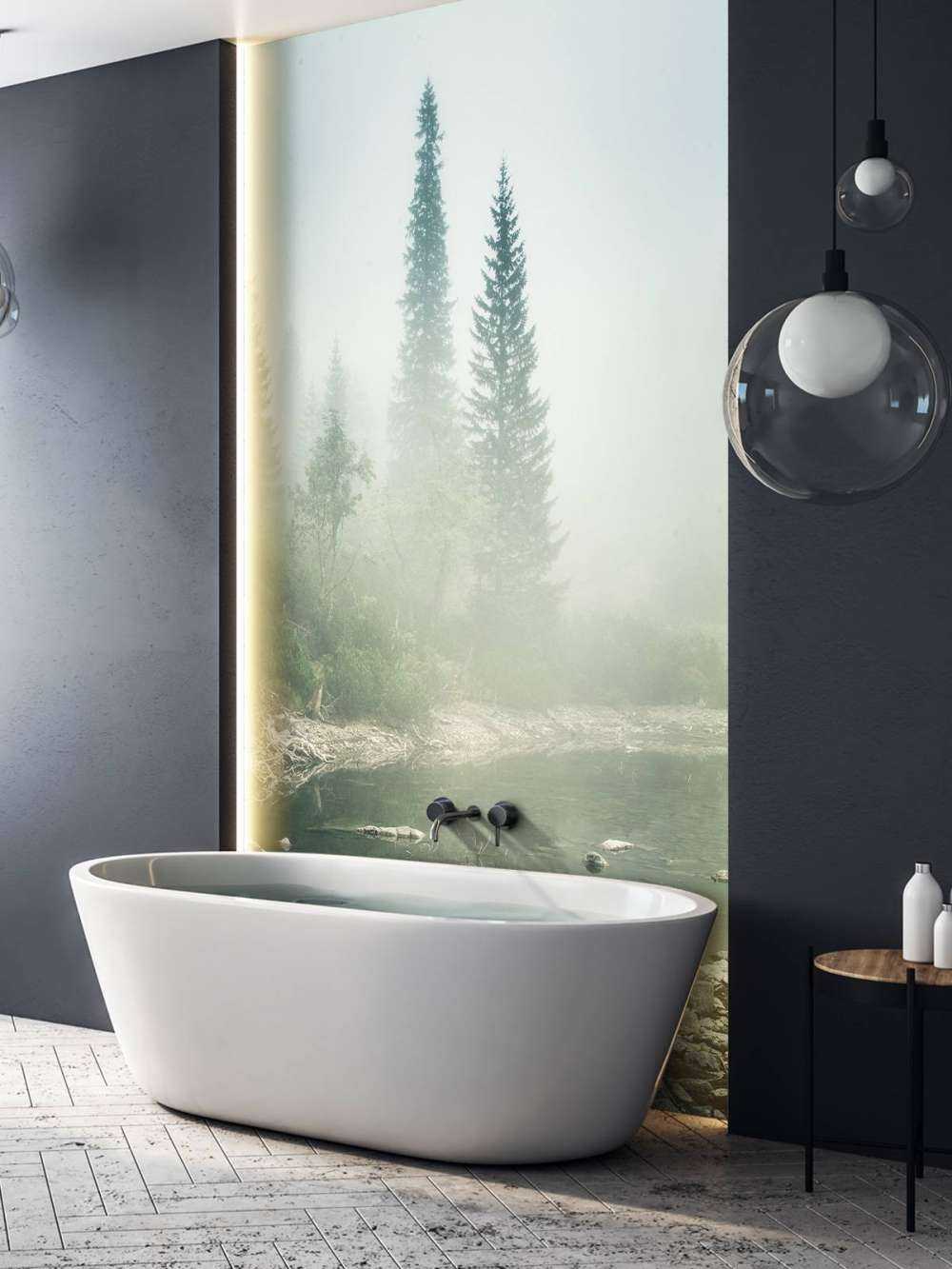 A beautiful mountain lake