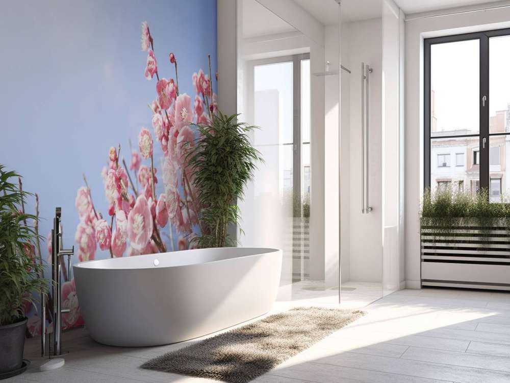 Blossoms with blue sky