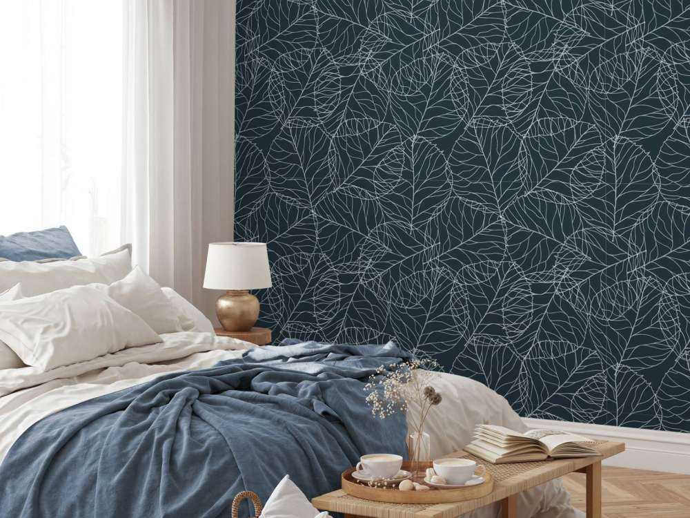 Illustrated leaf pattern