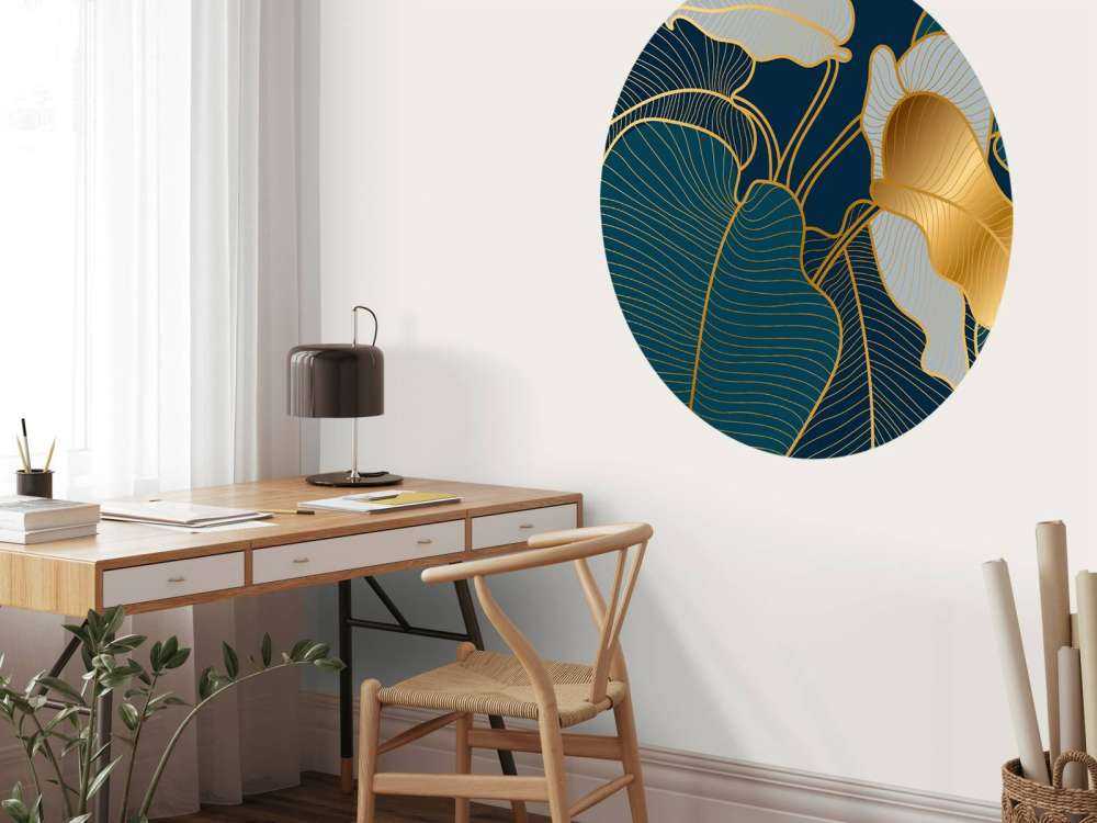 Luxury gold Art Deco