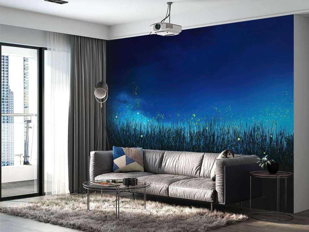 Fireflies in the night