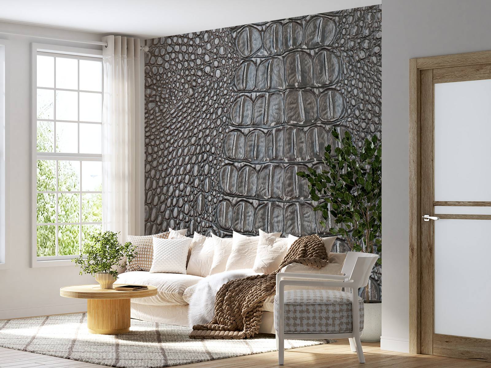 Texture crocodile skin