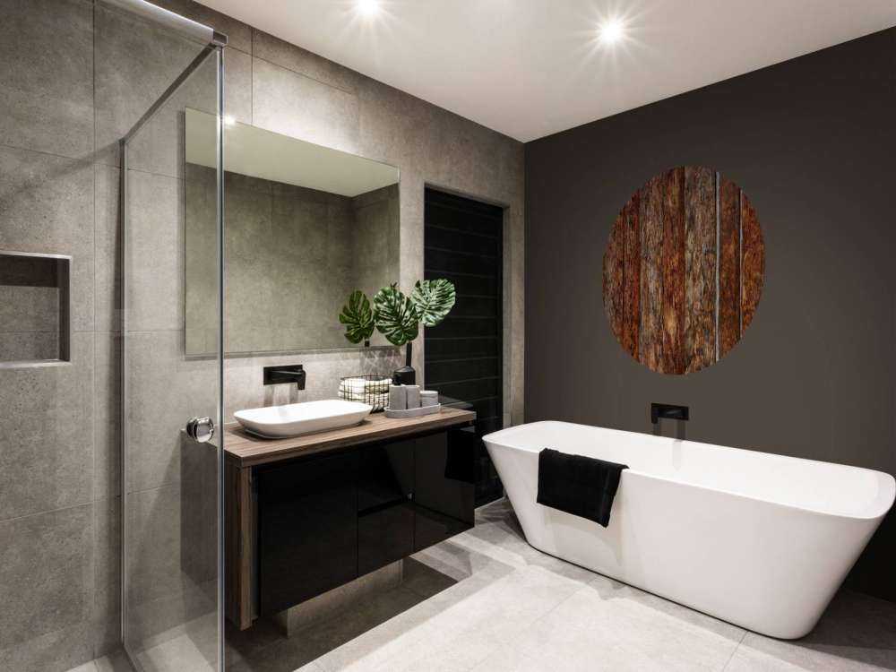 Rough and stained wood