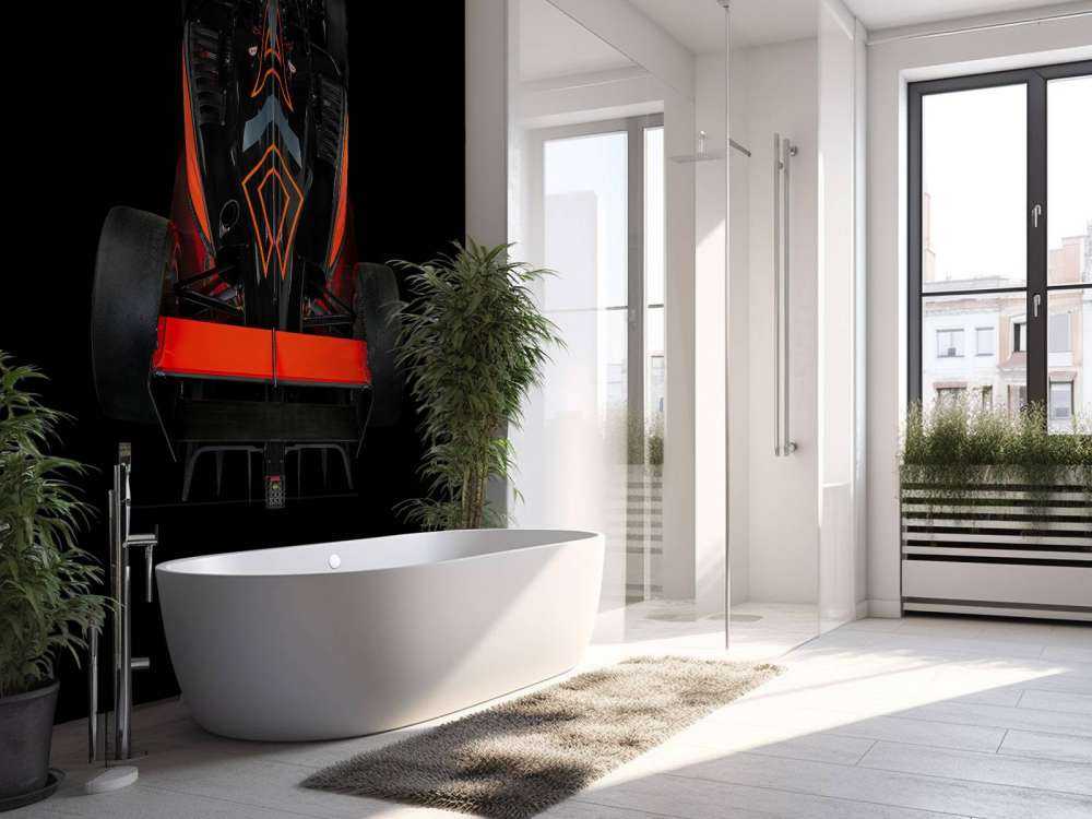 Formula 3 - Rear view - dark