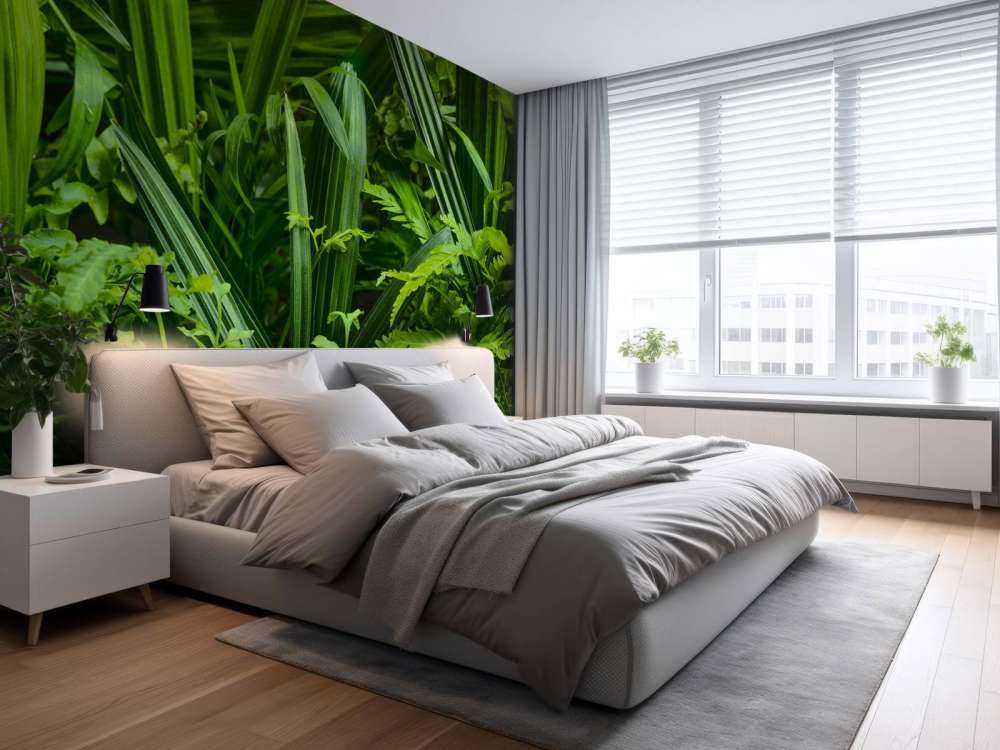 Panorama with plants