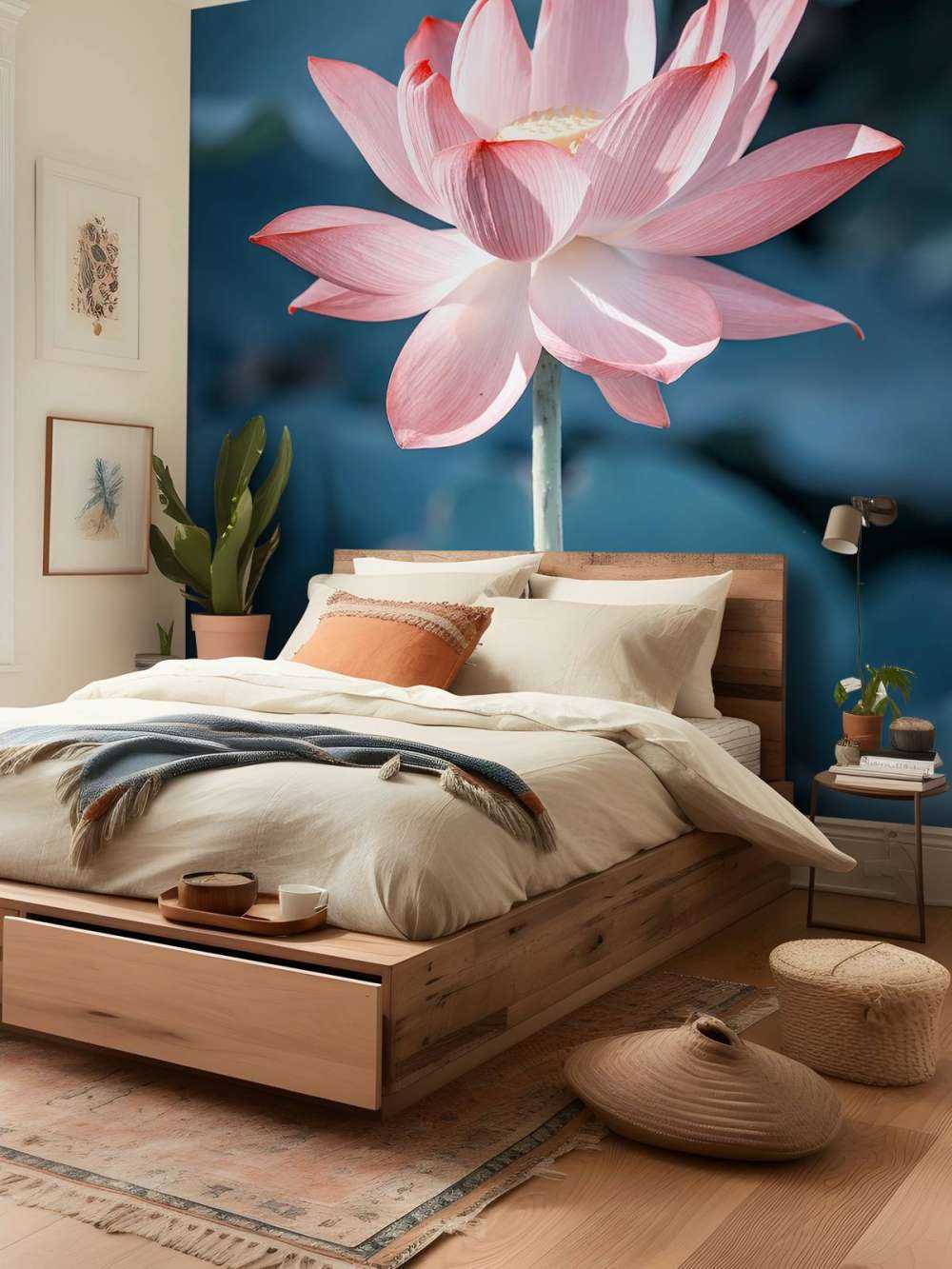 Lotus flower light pink