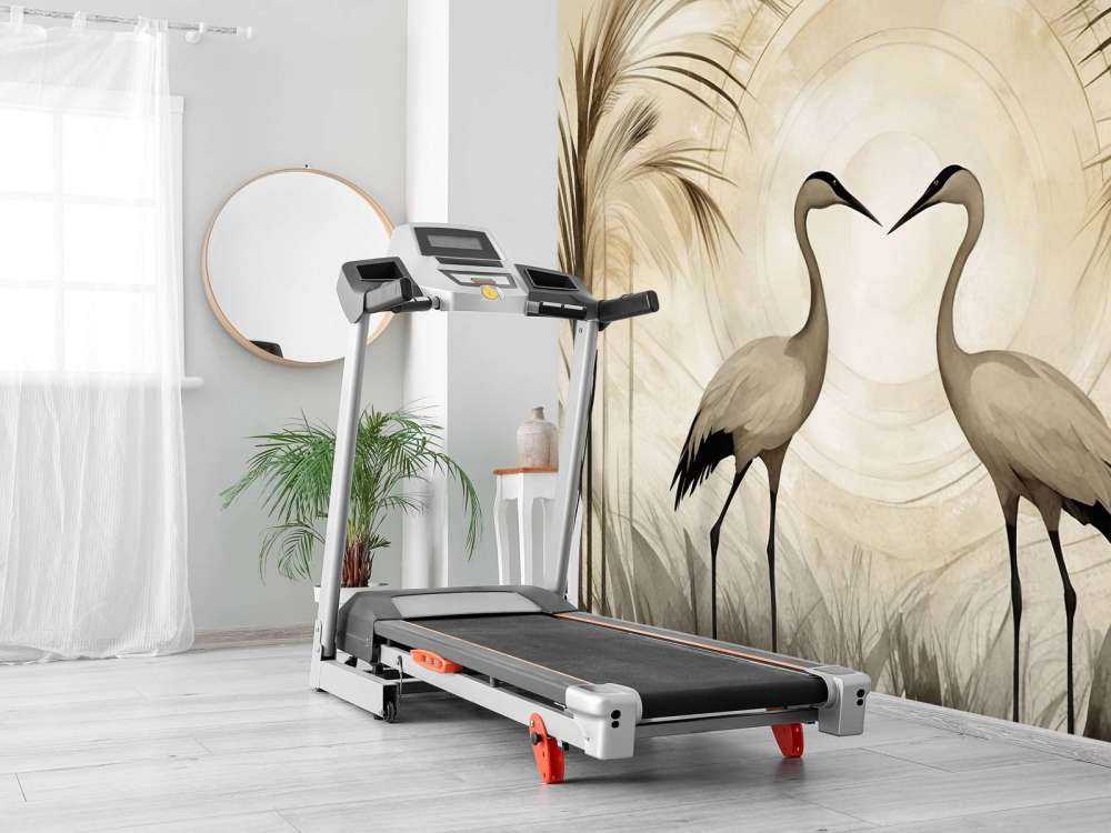 Cranes at Sunset Taupe