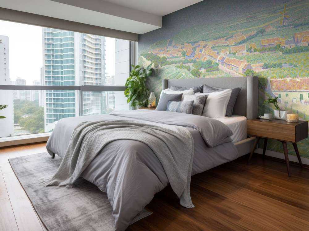 View of the village of Zoutelande