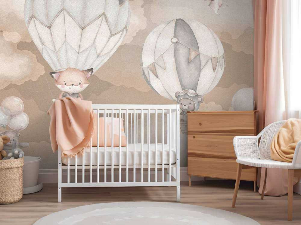 Flying animals taupe