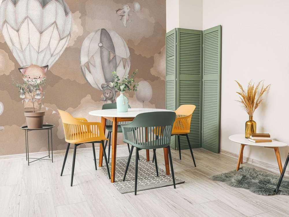 Flying animals taupe