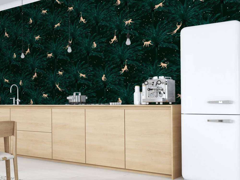 Tropical monkeys - green