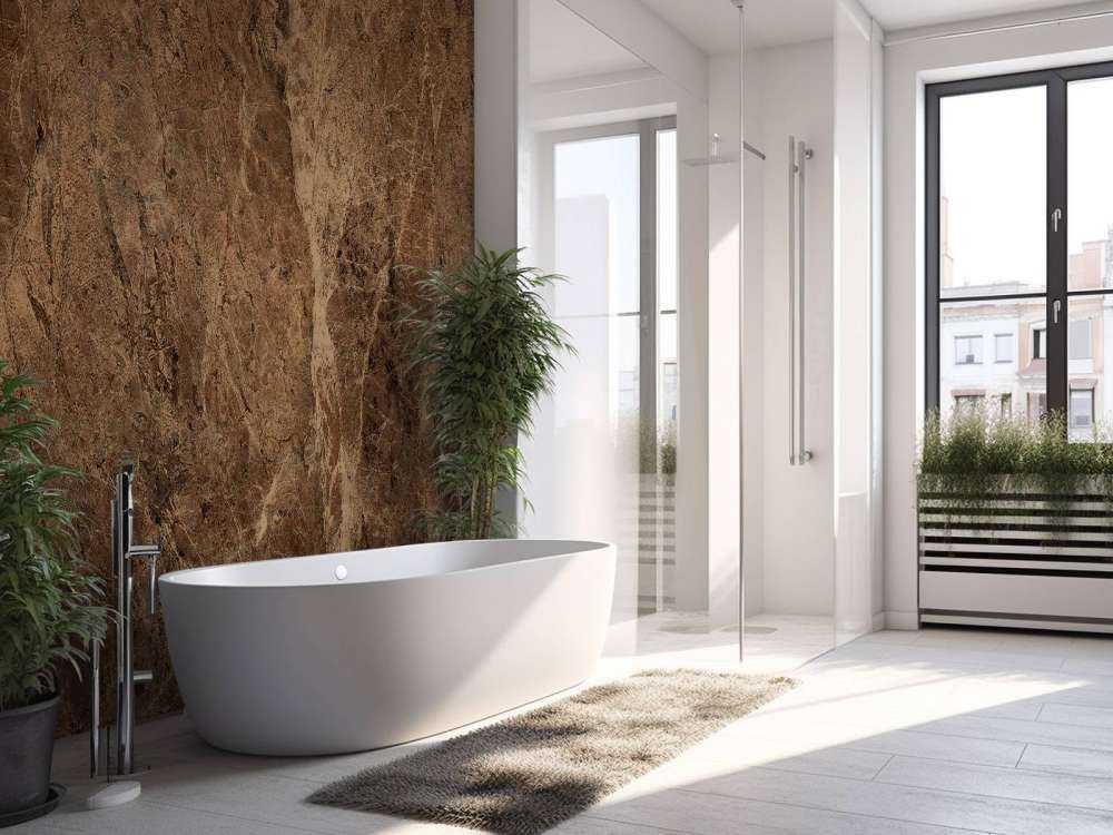 Texture of brown marble