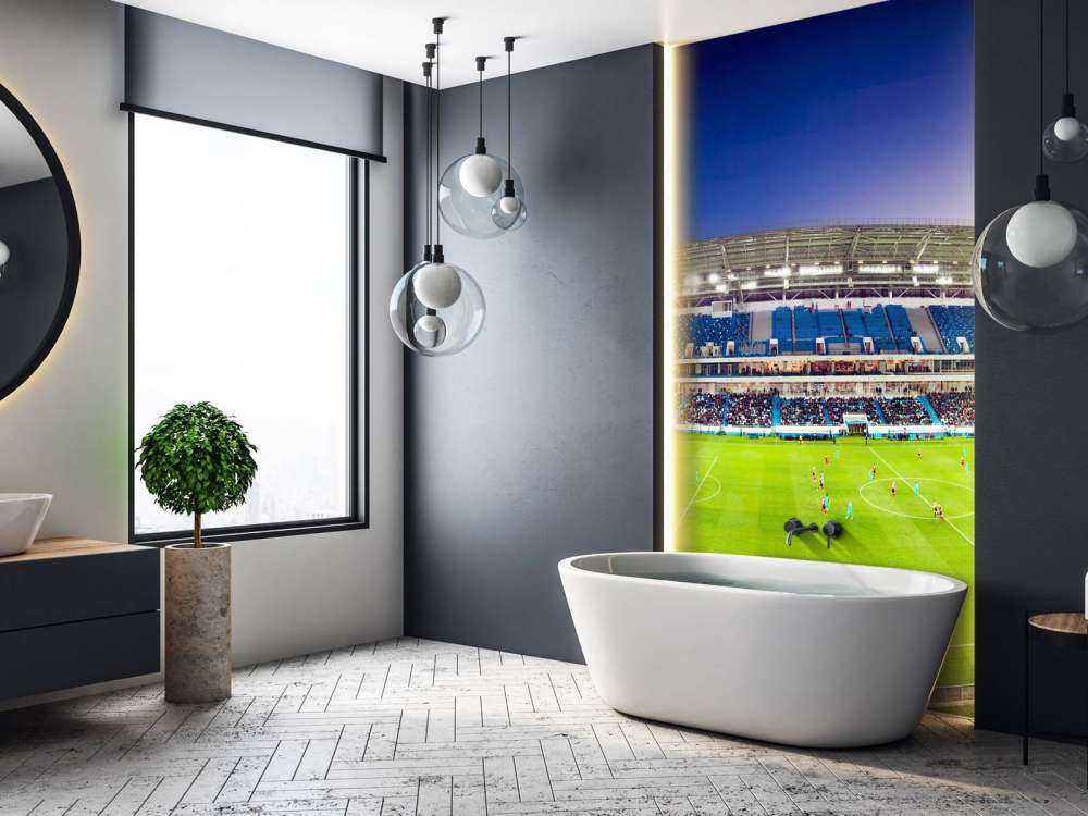 Football stadium panorama