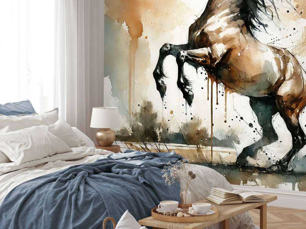 Fiery Horse Elegance