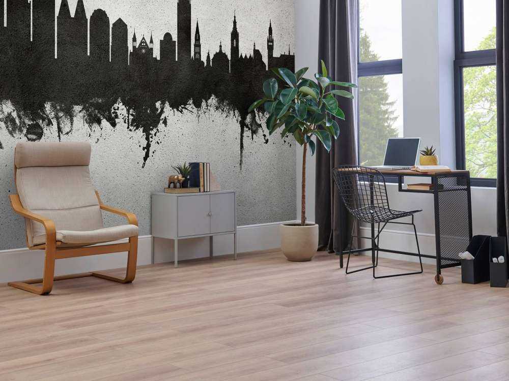 Watercolor skyline, The Hague