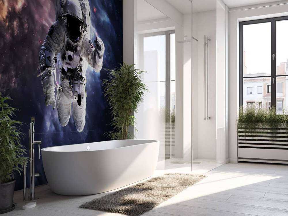 Astronaut in de ruimte