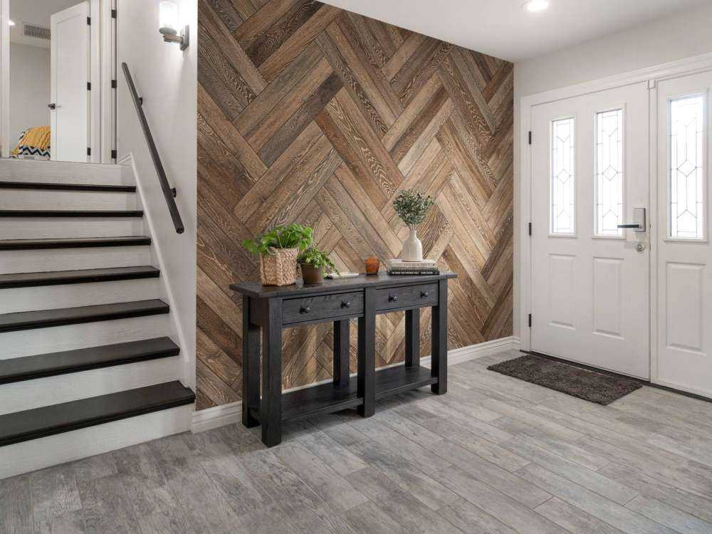 Wooden herringbone