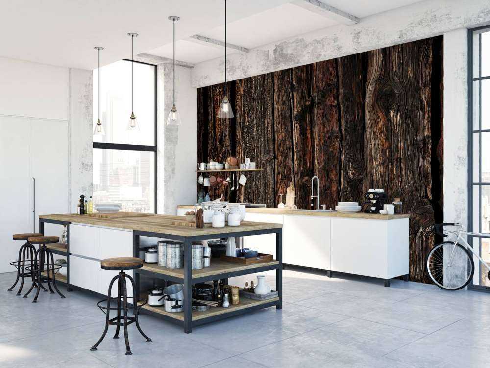 Dark old wood