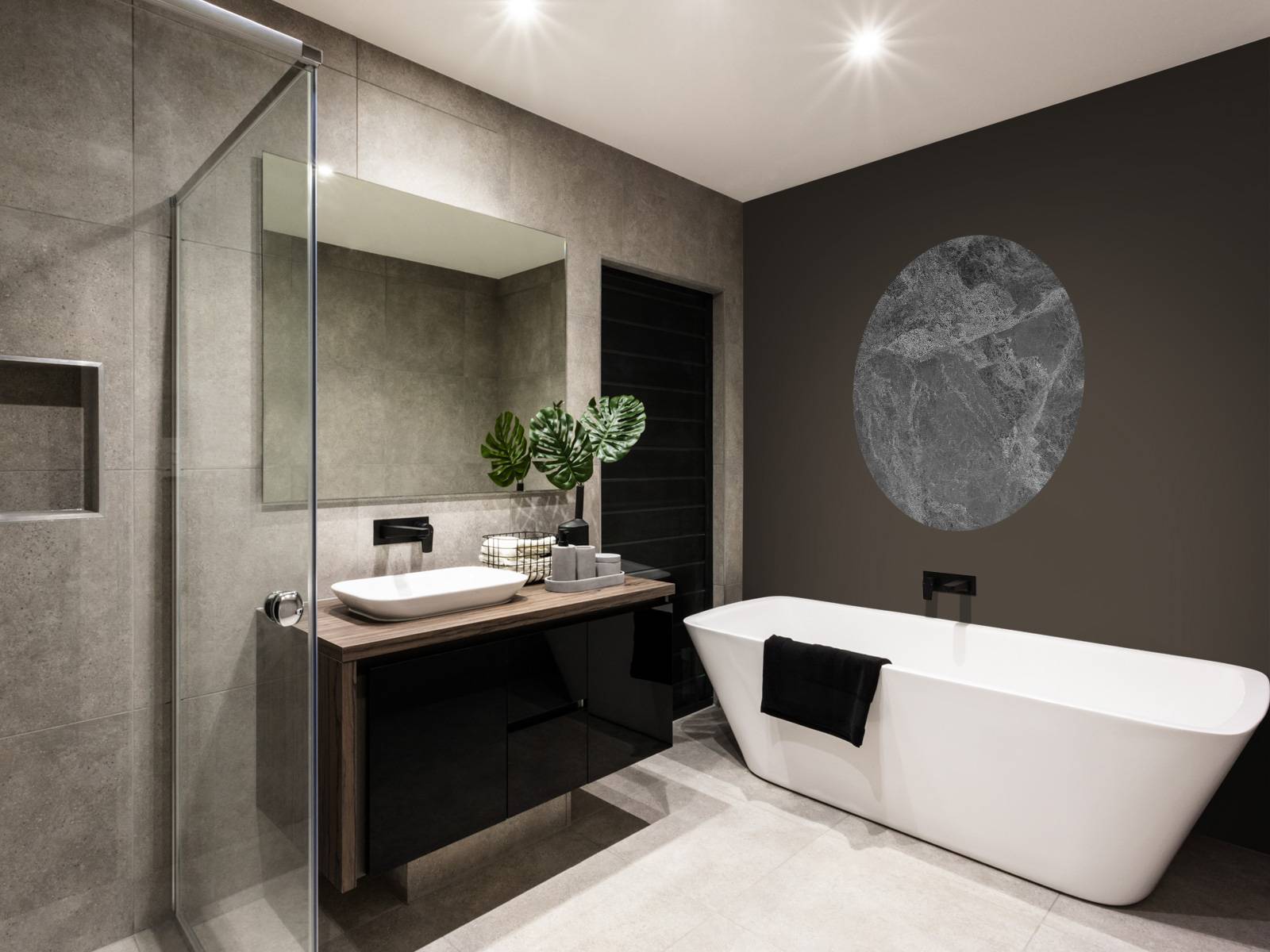 Grey marble